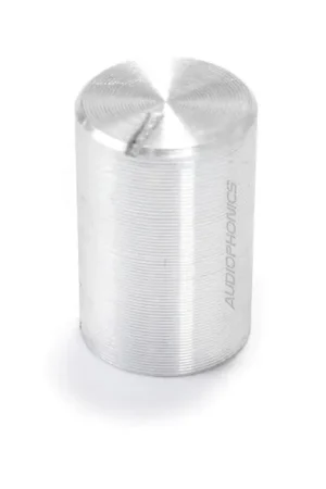 Bouton Aluminium Axe Cranté 10x15mm Ø6mm Argent | Meilleure vente