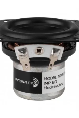 DAYTON AUDIO ND65-8 Haut-Parleur Large Bande Aluminium 15W 8 Ohm 81dB 80Hz - 20kHz Ø6.3cm - Profitez-en maintenant