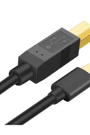 Ajoutez au panier - Câble USB 2.0 USB-B mâle vers USB-C réversible mâle Plaqué Or OTG 2m