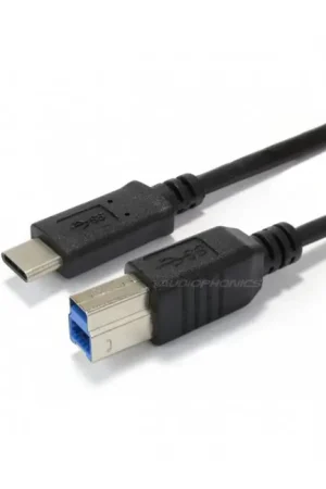 Câble USB 3.1 USB-B mâle vers USB-C réversible mâle OTG 1m - Bon prix