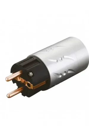 VIBORG VE502 Connecteur Secteur Schuko Type E/F Cuivre Pur Ø20mm - Offre bientôt terminée