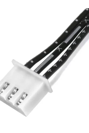 Nouveau - Câble XH 2.54mm Femelle / Femelle 2 Connecteurs 3 Pôles 20cm Noir (Unité)