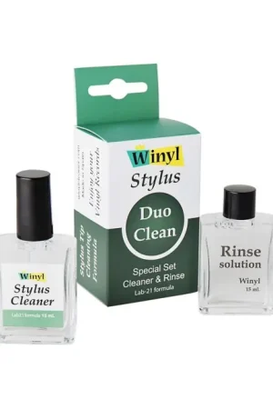 Qualité supérieure - WINYL STYLUS DUO CLEAN Solutions de Nettoyage et Rinçage pour Diamants de Platines Vinyles