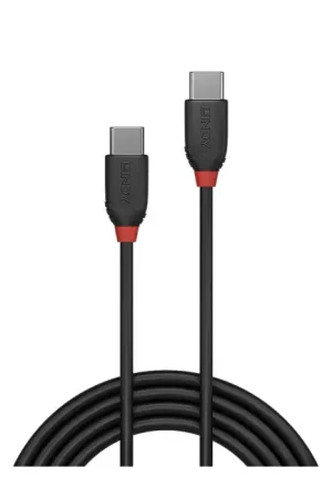 Envoi rapide | LINDY BLACK LINE Câble USB-C 3.1 Mâle vers USB-C 3.1 Mâle SuperSpeed+ 10Gbps 3A 1.5m
