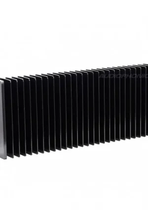 Tout nouveau - Radiateur Dissipateur Thermique Anodisé 400x115x50mm Noir