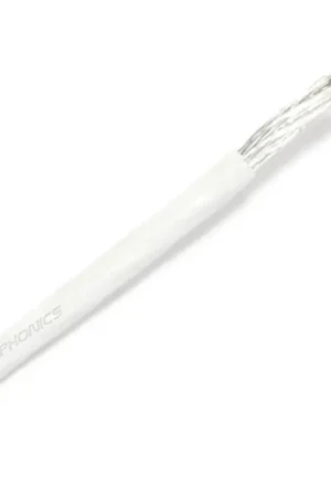 Qualité professionnelle | Fil de Câblage Cuivre / Argent 4mm² Gaine PTFE Ø3.6mm Blanc