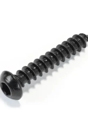 Fin de série | Vis à Bois à Tête Bombée à Six Pans Creux BHC M5x16mm Acier 8.8 Noire (x10)