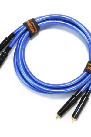 Nouveau chez nous - NEOTECH NEMOI-1220 Câble de Modulation Argent UP-OCC RCA-RCA Double Blindage Ø10mm 2m (La paire)