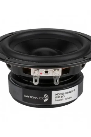 Prix imbattable - DAYTON AUDIO DSA115-8 Haut-Parleur de Grave / Bas Médium Aluminium 35W 8 Ohm 86dB 63Hz - 11kHz Ø10.2cm