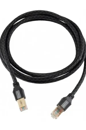 Livraison express - PANGEA PREMIER SE Câble Ethernet RJ45 Cat7 Triple Blindage Cuivre Cardas Plaqué Argent 0.6m