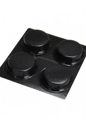 3M BUMPON Pieds Polyuréthane Cylindriques 13x3.5mm Noir (Set x4) | Expédition immédiate