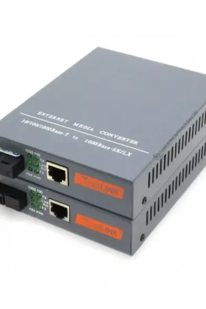 Ajoutez au panier - Convertisseur Ethernet vers Fibre Optique (La paire) Alimentation IEC