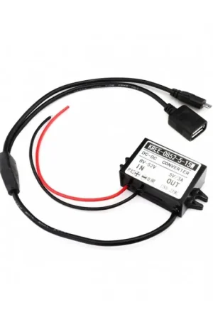 Expédition express - TINYSINE Adaptateur Convertisseur de Tension 8-52VDC vers 5VDC Micro USB / USB-A