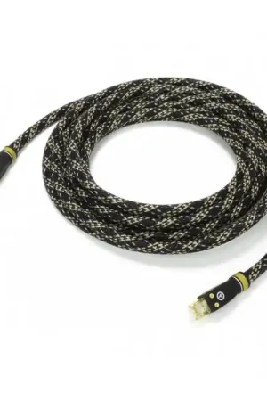 VIABLUE EP-7 Câble Ethernet RJ45 Cat6A Cuivre OFC Plaqué Argent Blindage 4m - Best-seller