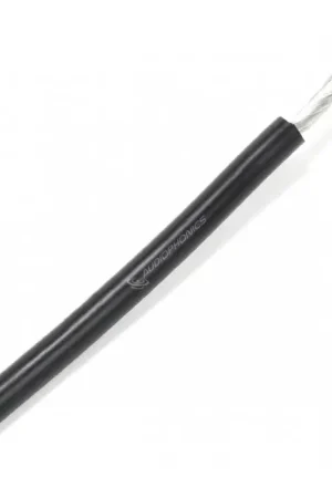 Fil de Câblage Cuivre OFC Étamé 4.2mm² Gaine Silicone Ø4.6mm Noir | Préféré des clients