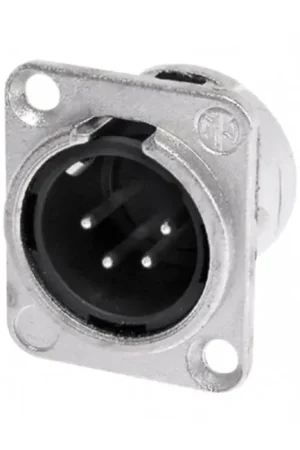 Achetez dès aujourd'hui | NEUTRIK NC4MD-L-1 Embase XLR 4 Pôles Mâle Plaqué Argent