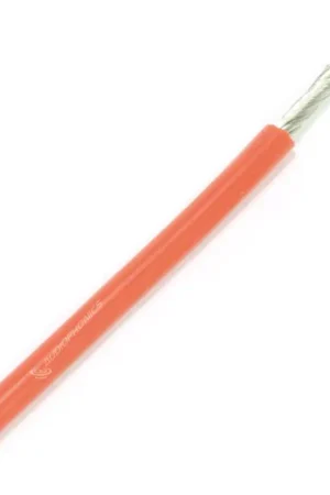 Fil de Câblage Cuivre OFC Étamé 4.2mm² Gaine Silicone Ø4.6mm Rouge - Prix exceptionnel