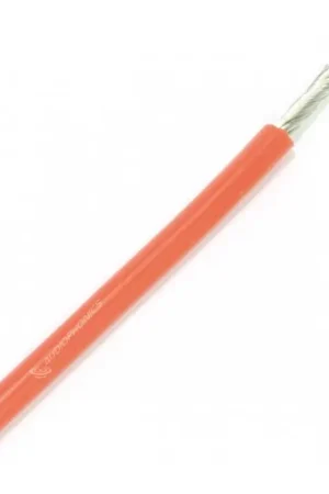 Fil de Câblage Cuivre OFC Étamé 2.6mm² Gaine Silicone Ø4mm Rouge | Très populaire