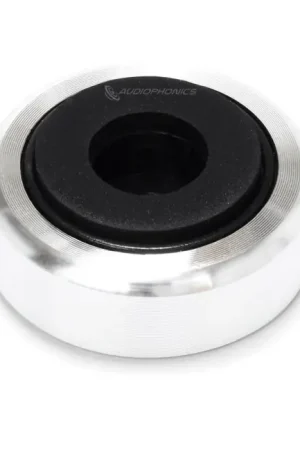 Pied Composite Aluminium ABS Caoutchouc Ø30x11mm Argent (Unité) | Nouveau chez nous