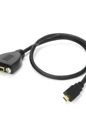 Passe Cloison Micro HDMI Mâle vers HDMI Femelle 50cm | Expédition express
