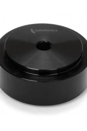 Livraison express | Pied Aluminium Anodisé Ø30x13mm Noir (Unité)