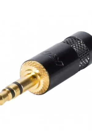 Disponible maintenant - NEUTRIK REAN NYS231BG-LL Connecteur Jack 3.5mm Stéréo Mâle Plaqué Or Ø8mm (Unité)