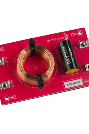 DAYTON AUDIO 3.5K-HPF-4 Filtre Passe-Haut pour Haut-Parleurs 3500Hz 12dB/Octave 4 Ohm | Haute qualité