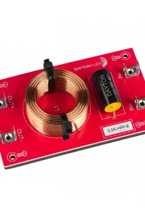 Commandez dès aujourd'hui | DAYTON AUDIO 3.5K-HPF-8 Filtre Passe-Haut pour Haut-Parleurs 3500Hz 12dB/Octave 8 Ohm