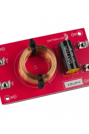 DAYTON AUDIO 3.5K-LPF-4 Filtre Passe-Bas pour Haut-Parleurs 3500Hz 12dB/Octave 4 Ohm | Qualité professionnelle