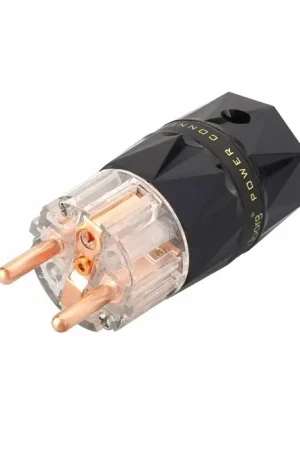 Tout nouveau | VIBORG VE503 Connecteur Secteur Schuko Type E/F Cuivre Pur Ø19mm