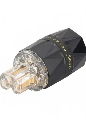 VIBORG VF503G Connecteur IEC C15 Cuivre Pur Plaqué Argent / Or 24k Ø19mm - Prix cassé