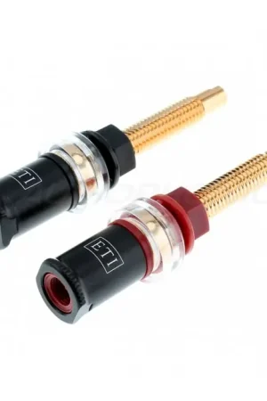 ETI BP-50C Borniers Cuivre Pur Plaqué Or Ø19mm (La Paire) | Très populaire