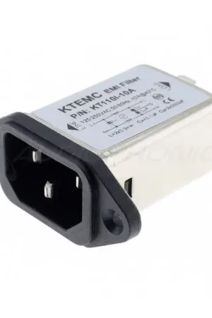 Embase IEC C14 Filtre Secteur EMI / RFI 230V 10A | Expédition immédiate