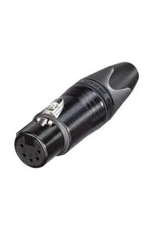 NEUTRIK NC5FXX-B Connecteur XLR Femelle 5 Pôles Plaqué Or Ø8mm (Unité) | Nouveau