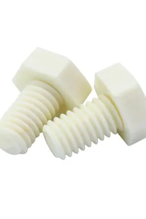 Vis TH Tête Hexagonale Nylon M4x40mm (x10) - Achat sécurisé