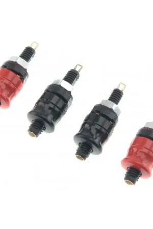 Prix spécial | KLEI CLASSIC HARMONY Bornier haut-parleur Cuivre Plaqué Argent (Set x4)