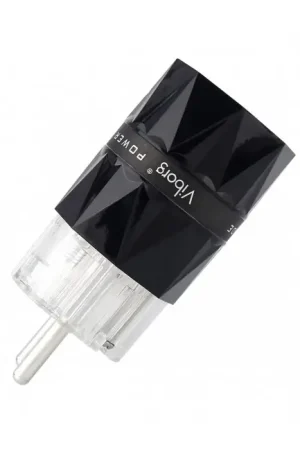 VIBORG VE503S Connecteur Secteur Schuko Type E/F Cuivre Pur Plaqué Argent Ø19mm | Stock limité