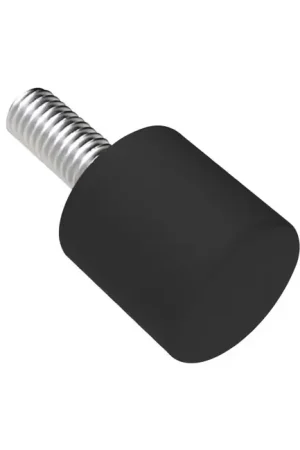 Pied Caoutchouc Amortissant 40x30mm M10 Noir (Unité) | Remise supplémentaire