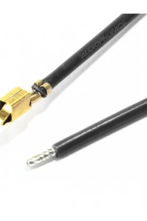 Disponible maintenant | Câble VH 3.96mm Femelle vers Fil Nu Sans Boîtier 1 Pôle Plaqué Or 40cm Noir (x10)