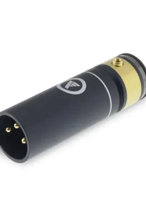 Ajoutez au panier | VIABLUE T6S XL Connecteur XLR Mâle 3 Pôles Plaqué Or 24k Ø12mm Noir (Unité)