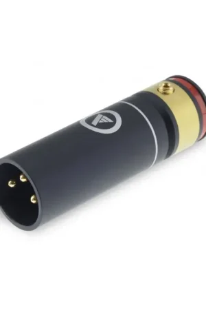 VIABLUE T6S XL Connecteur XLR Mâle 3 Pôles Plaqué Or 24k Ø12mm Rouge (Unité) | Affaire à saisir