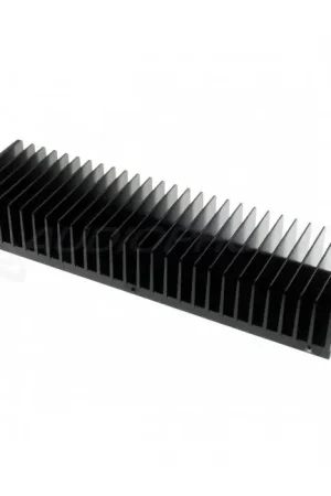 Plus que quelques jours - Radiateur Dissipateur Thermique Anodisé 300x85x50mm Noir