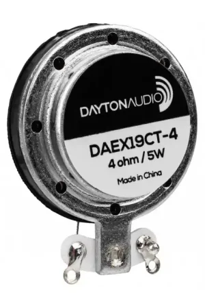 Plébiscité par les clients | DAYTON AUDIO DAEX19CT-4 Haut-Parleur Vibreur Exciter 5W 4 Ohm Ø19mm