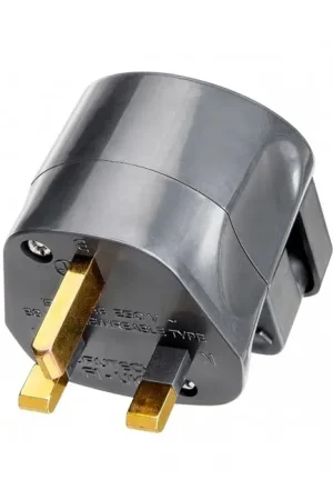 Prix en baisse | FURUTECH FI-UK1363-N1 (G) Connecteur Secteur UK Type G Plaqué Or Coudé Ø16mm