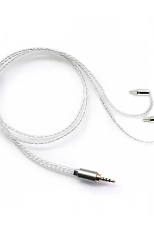 Livraison express | DD BC05B Câble Jack 2.5mm Symétrique vers CIEM 0.78mm Cuivre OCC Plaqué Argent 50cm