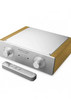 Dernier arrivage - KHOZMO ACOUSTIC Contrôleur de Volume / Sélecteur de Source 10K + Télécommande Argent