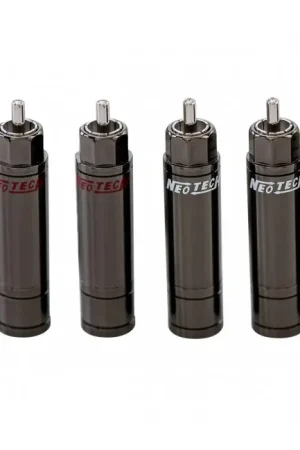 NEOTECH NER-OCC RH Connecteurs RCA Cuivre OCC Plaqué Rhodium Ø10.5mm (Set x4) | Prix cassé