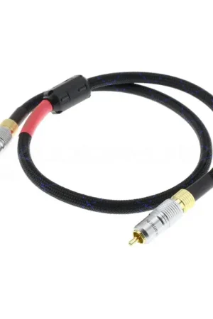 Bon prix - Câble Coaxial Cuivre OFC Plaqué Or Blindé 1.5m