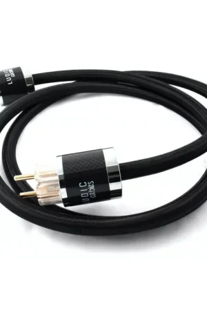 LUDIC AESIR Câble secteur Schuko IEC C15 Cuivre UP-OCC plaqué Or 2m | Ajoutez au panier