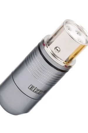 EIZZ EZ-205F Connecteur XLR Femelle 3 Pôles PTFE Plaqué Platine Ø9mm Noir (Unité) - Préféré des clients